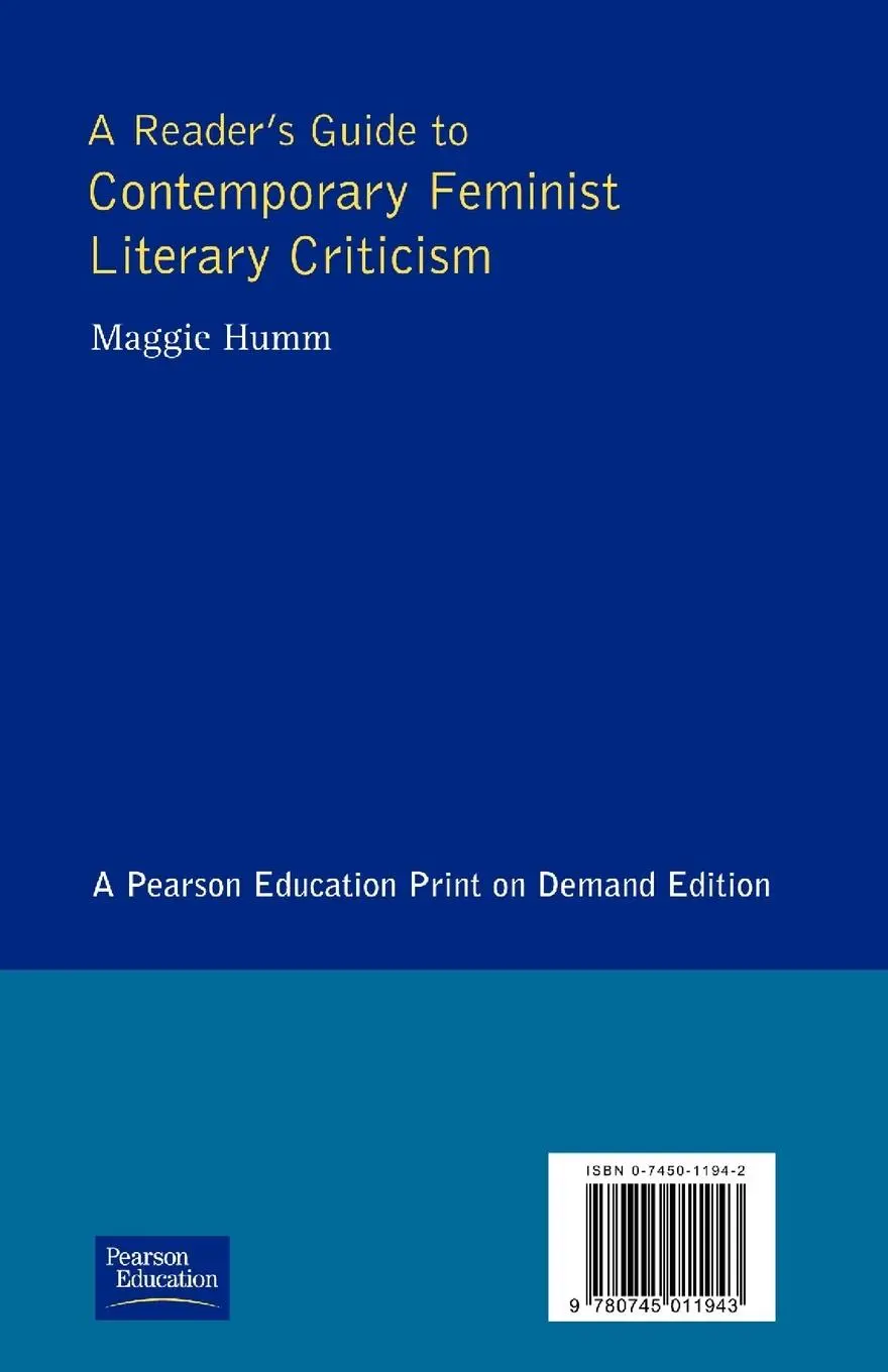 Rückseite: 9780745011943 | A Readers Guide to Contemporary Feminist Literary Criticism | Humm