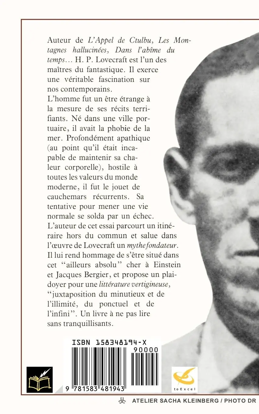 Rückseite: 9781583481943 | H.P. Lovecraft | Contre Le Monde, Contre La Vie | Michel Houllebecq