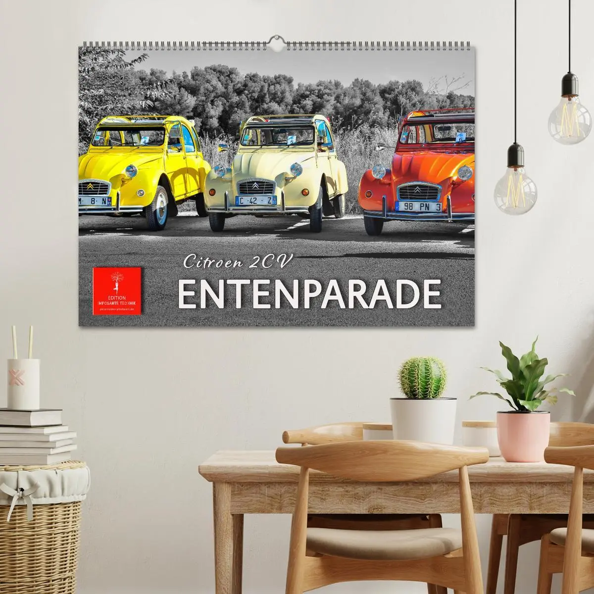 Bild: 9783457551943 | Citroën 2CV - Entenparade (Wandkalender 2026 DIN A2 quer), CALVENDO...