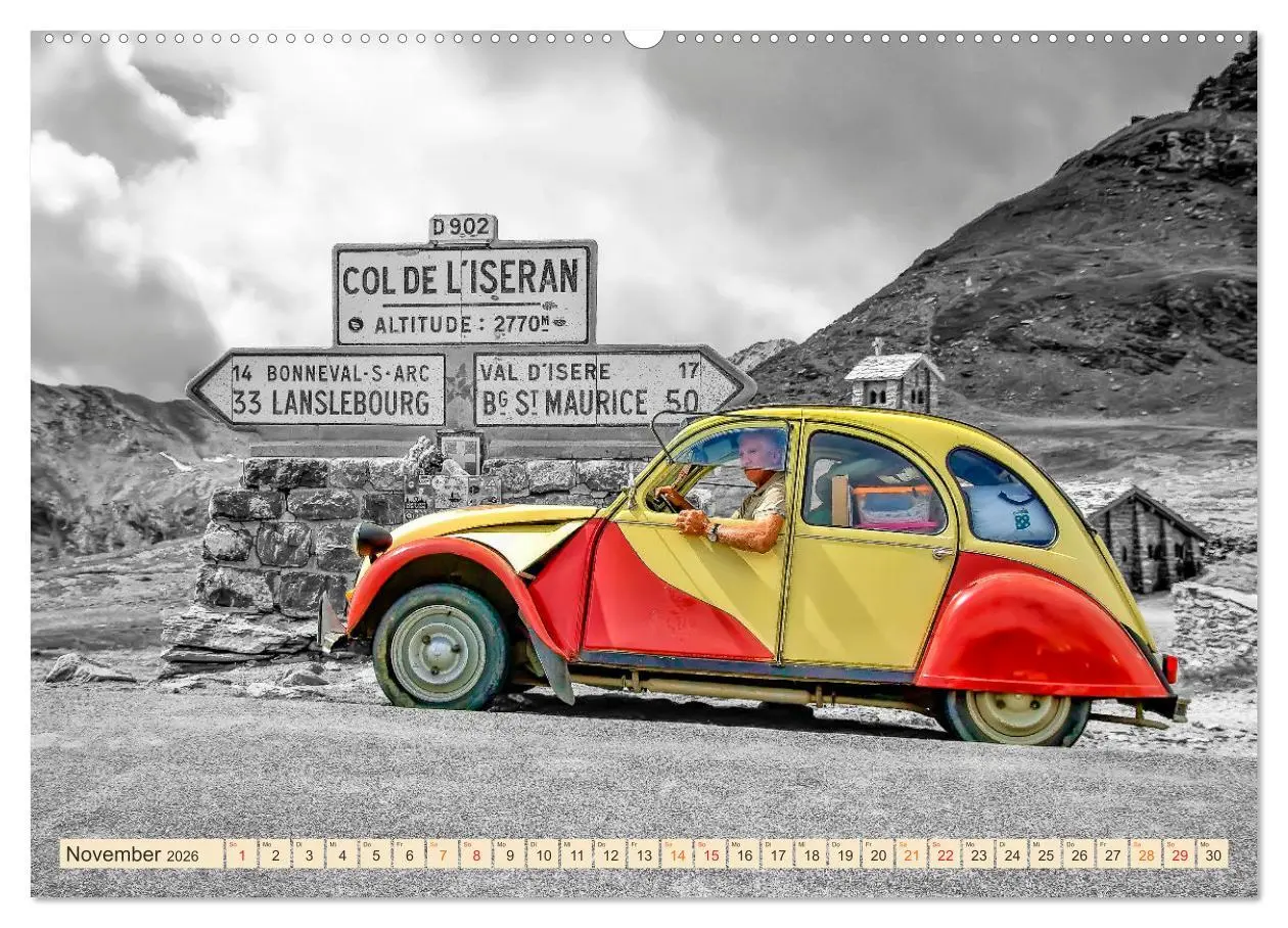 Bild: 9783457551943 | Citroën 2CV - Entenparade (Wandkalender 2026 DIN A2 quer), CALVENDO...