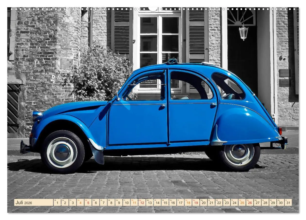 Bild: 9783457551943 | Citroën 2CV - Entenparade (Wandkalender 2026 DIN A2 quer), CALVENDO...