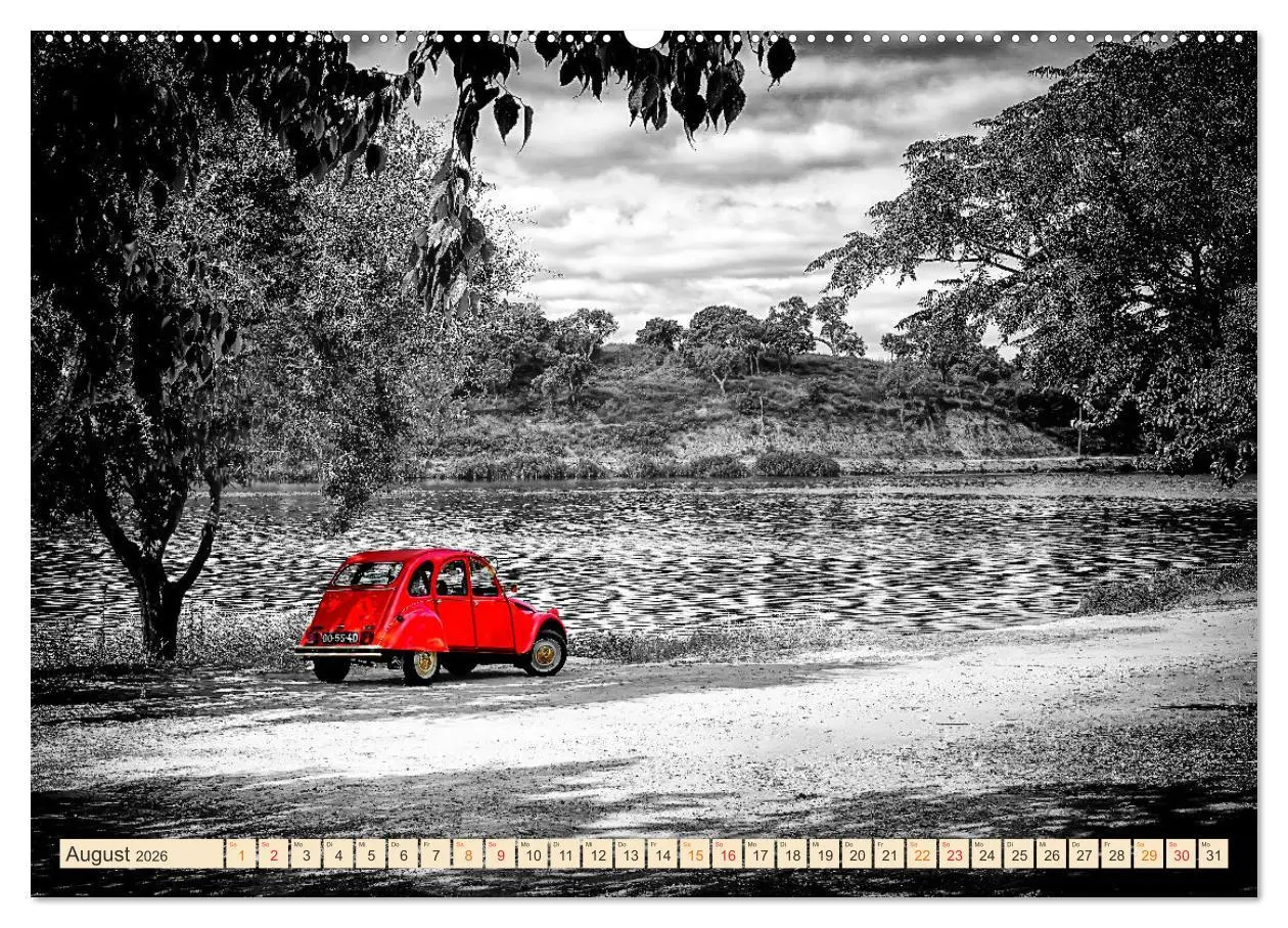 Bild: 9783457551943 | Citroën 2CV - Entenparade (Wandkalender 2026 DIN A2 quer), CALVENDO...