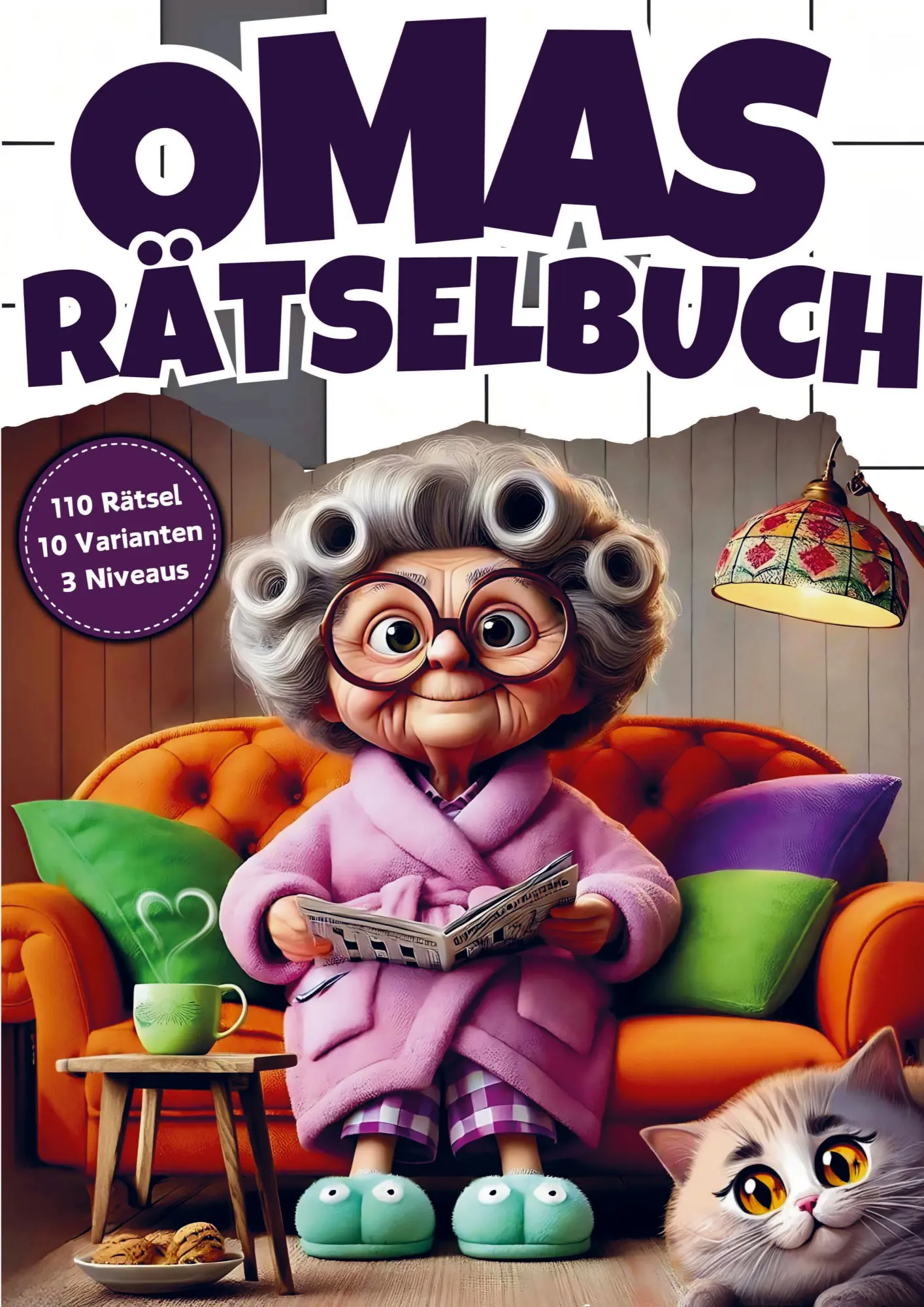Cover: 9789403871943 | Omas Rätselbuch: Der unterhaltsame Rätselspaß mit 110...