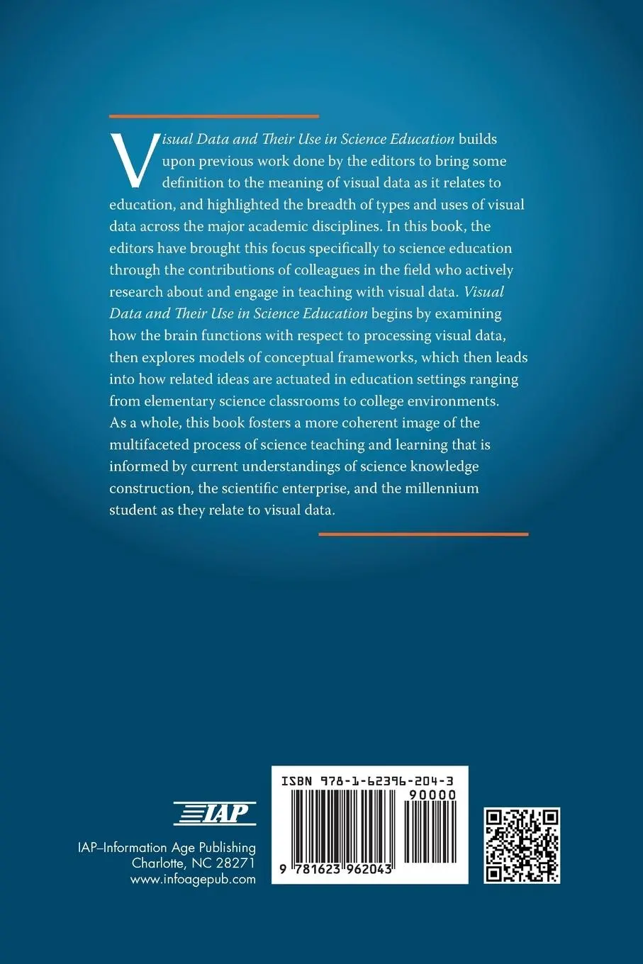 Rückseite: 9781623962043 | Visual Data and Their Use in Science Education | Finson (u. a.) | Buch