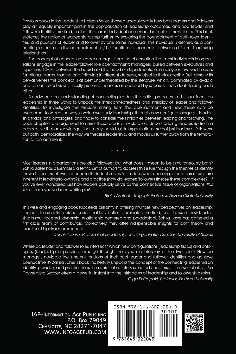 Rückseite: 9781648022043 | The Connecting Leader | Zahira Jaser | Taschenbuch | Englisch | 2020