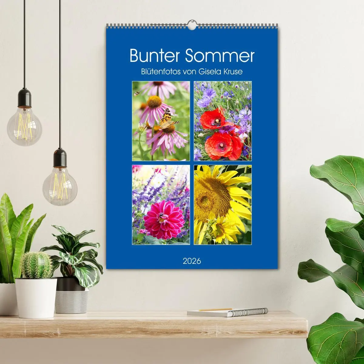 Bild: 9783516392043 | Bunter Sommer (Wandkalender 2026 DIN A2 hoch), CALVENDO Monatskalender