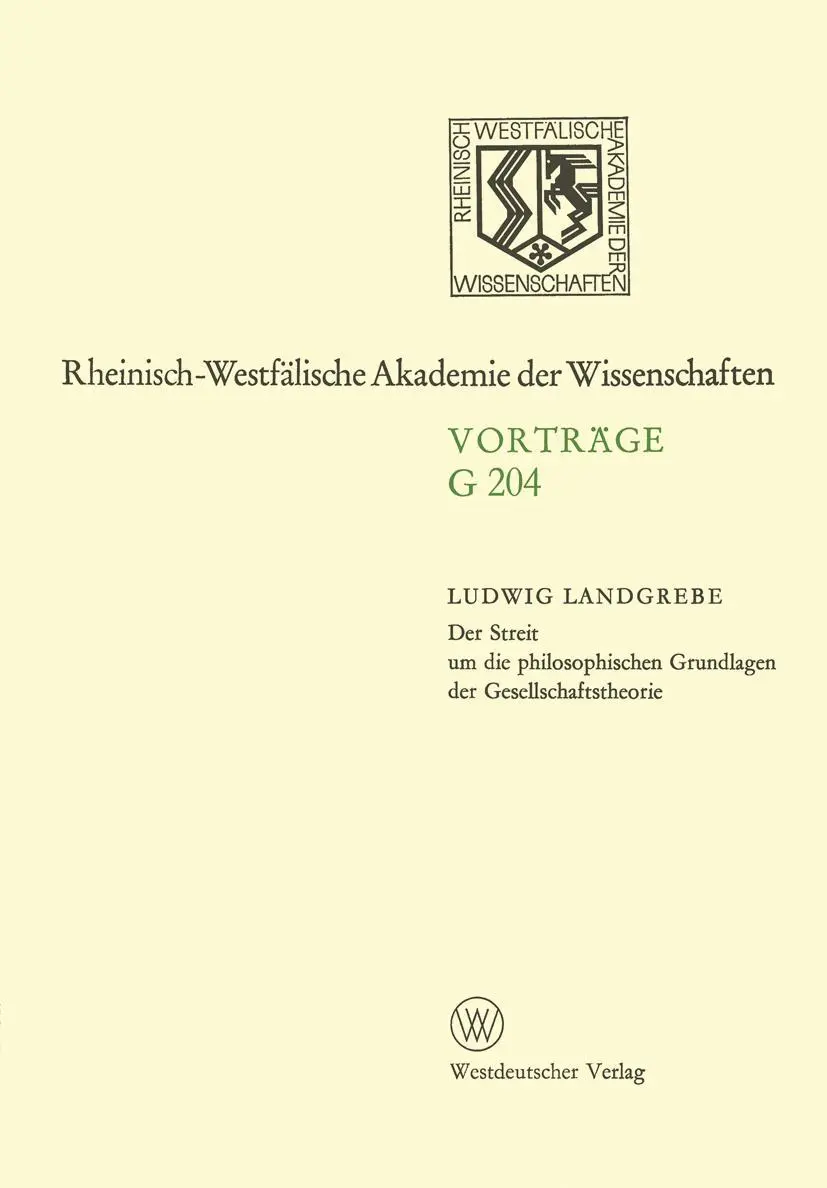 Cover: 9783531072043 | Der Streit um die philosophischen Grundlagen der Gesellschaftstheorie