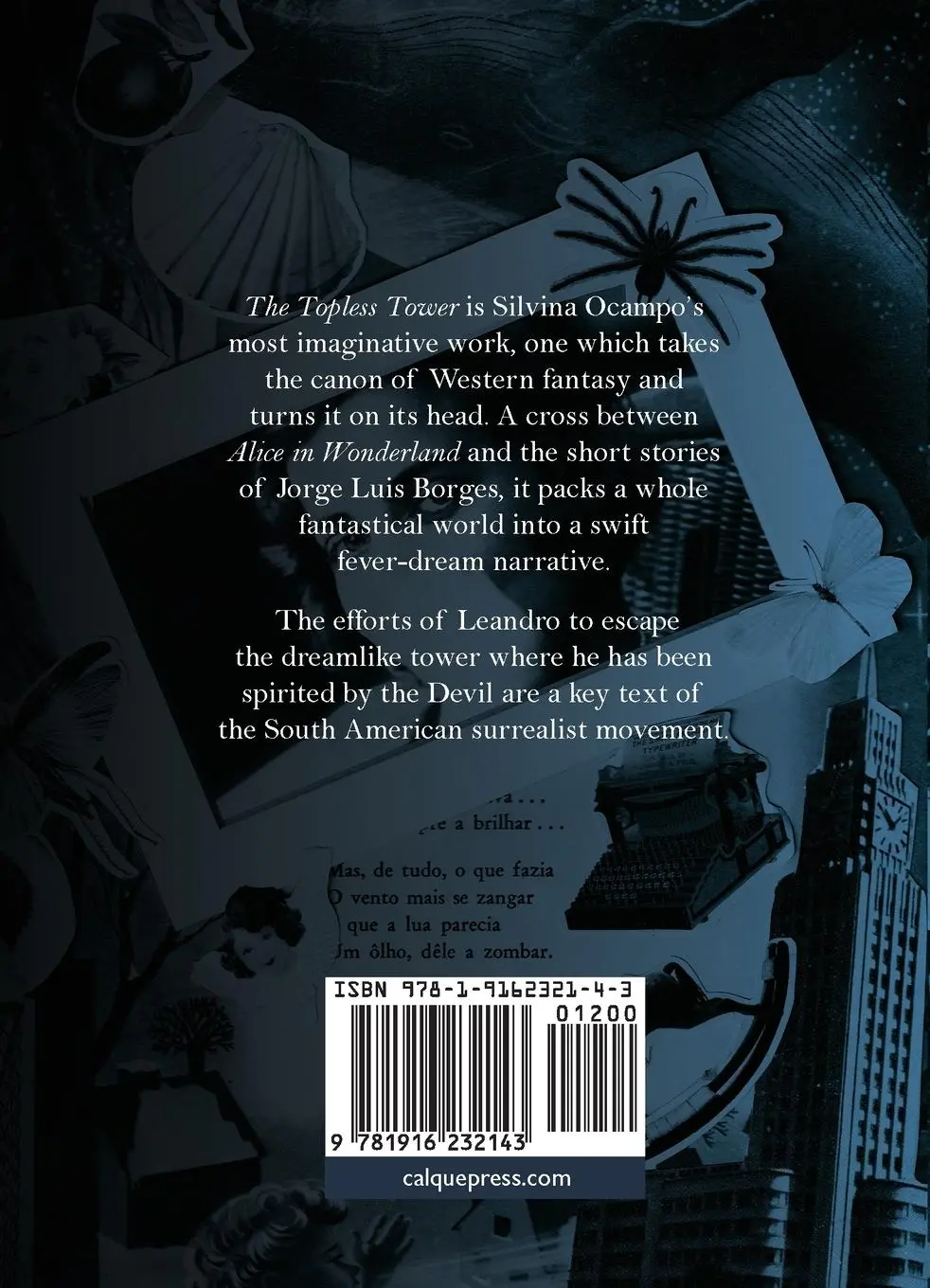 Rückseite: 9781916232143 | The Topless Tower | Silvina Ocampo | Taschenbuch | Englisch | 2023