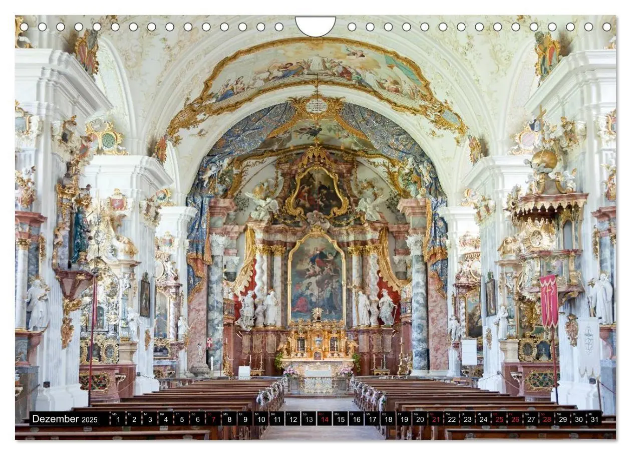 Bild: 9783435582143 | Gotteshäuser und Kathedralen (Wandkalender 2025 DIN A4 quer),...