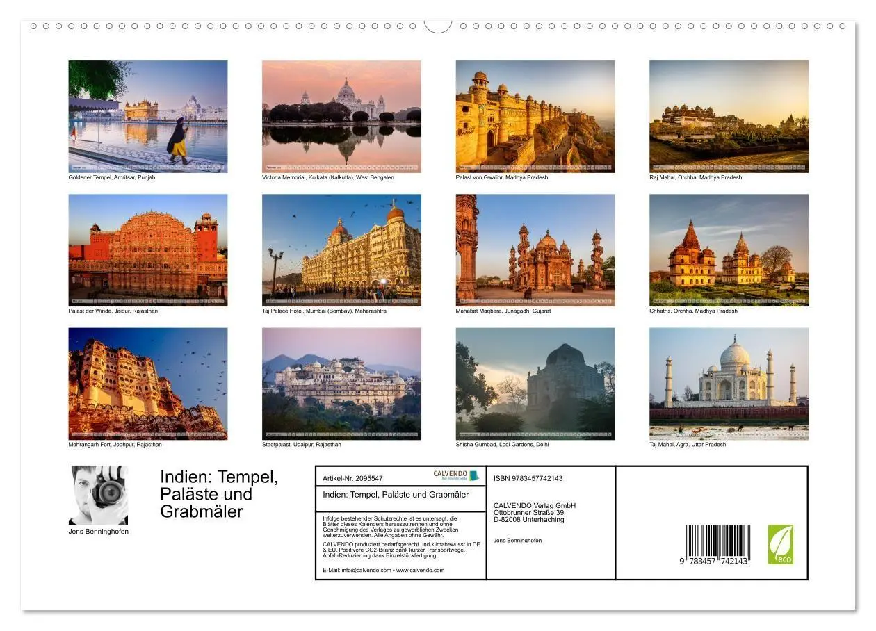 Bild: 9783457742143 | Indien: Tempel, Paläste und Grabmäler (hochwertiger Premium...