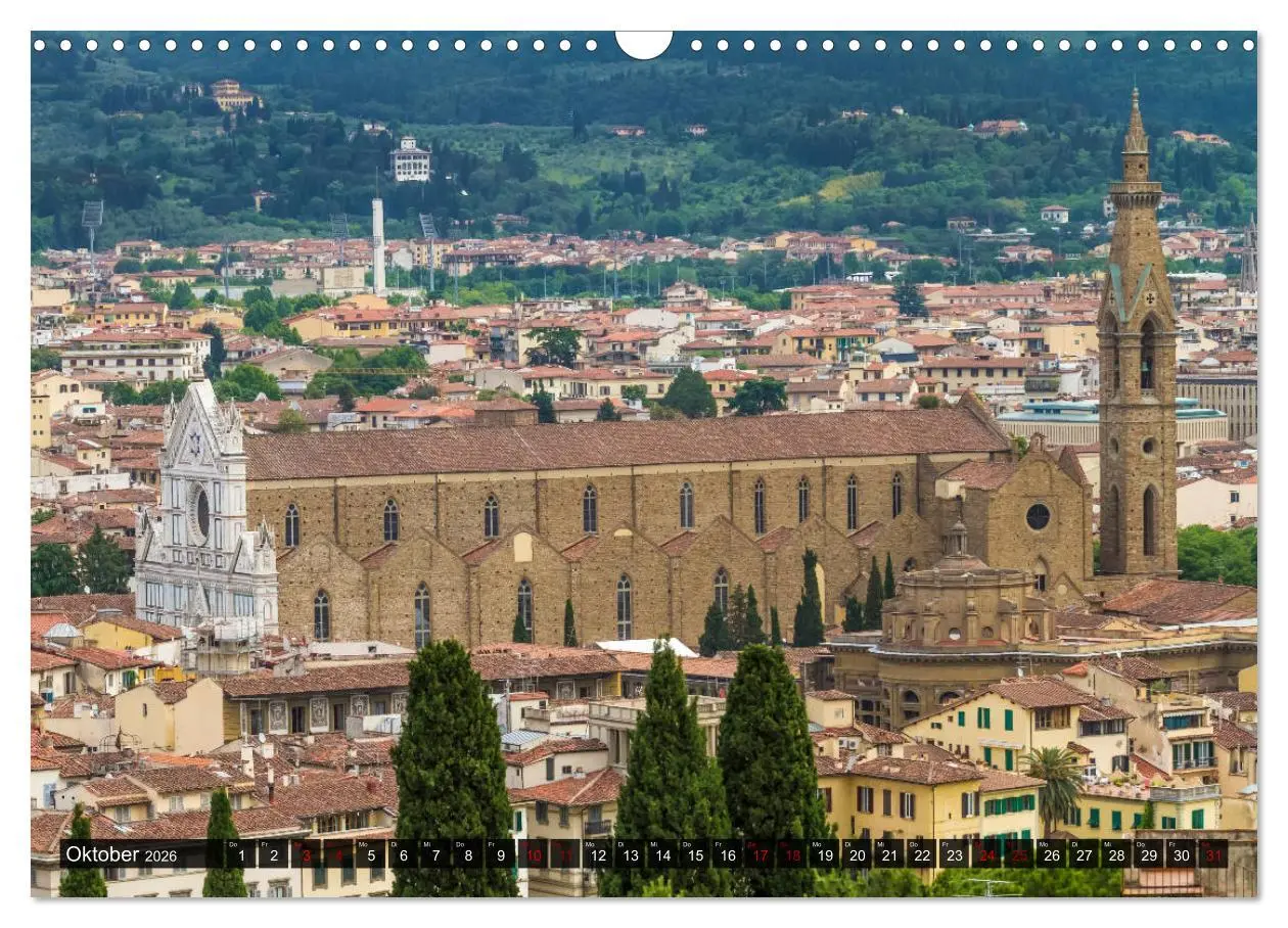 Bild: 9783457812143 | Impressionen aus FLORENZ (Wandkalender 2026 DIN A3 quer), CALVENDO...
