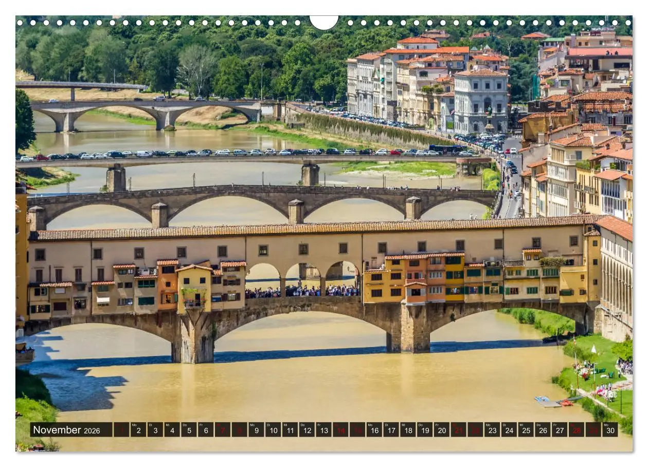 Bild: 9783457812143 | Impressionen aus FLORENZ (Wandkalender 2026 DIN A3 quer), CALVENDO...
