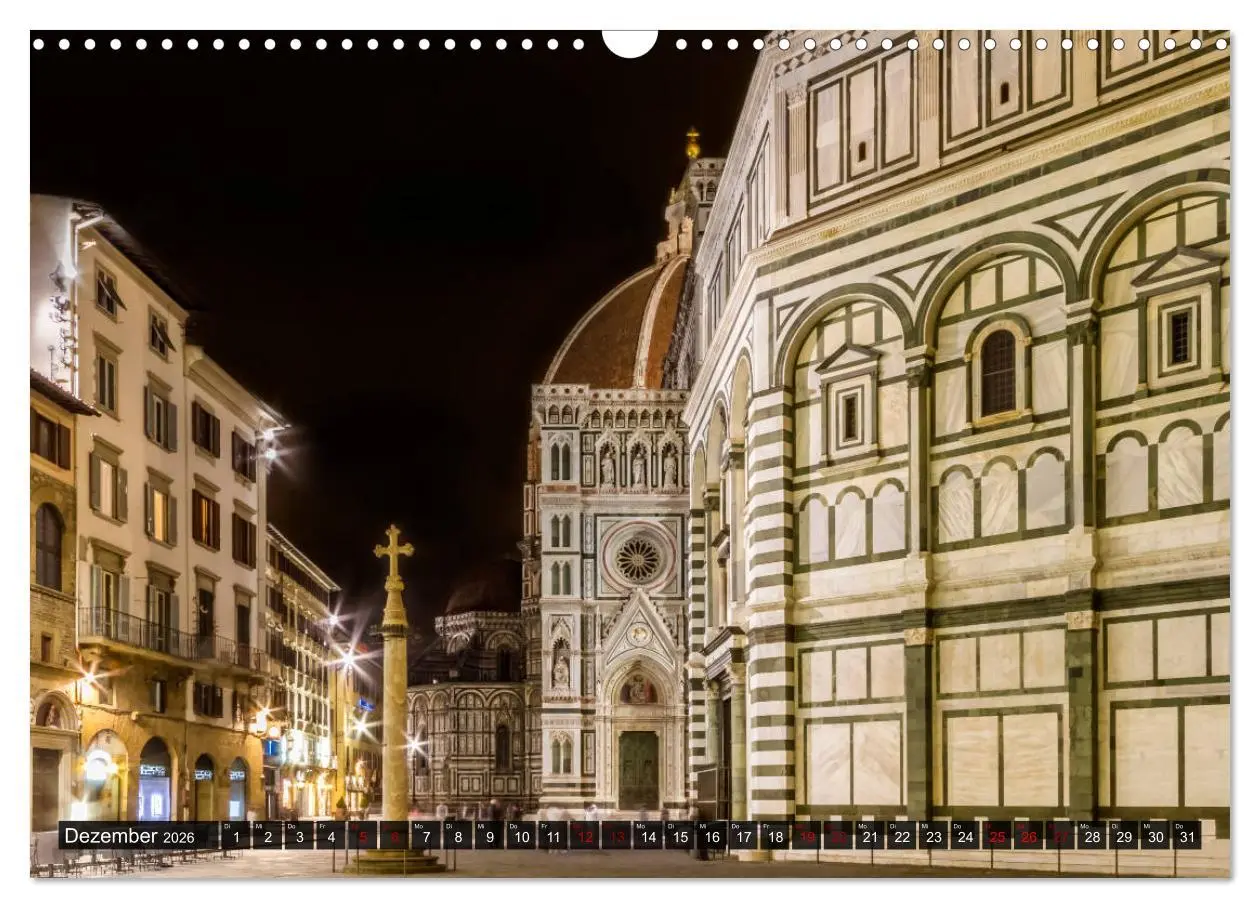 Bild: 9783457812143 | Impressionen aus FLORENZ (Wandkalender 2026 DIN A3 quer), CALVENDO...