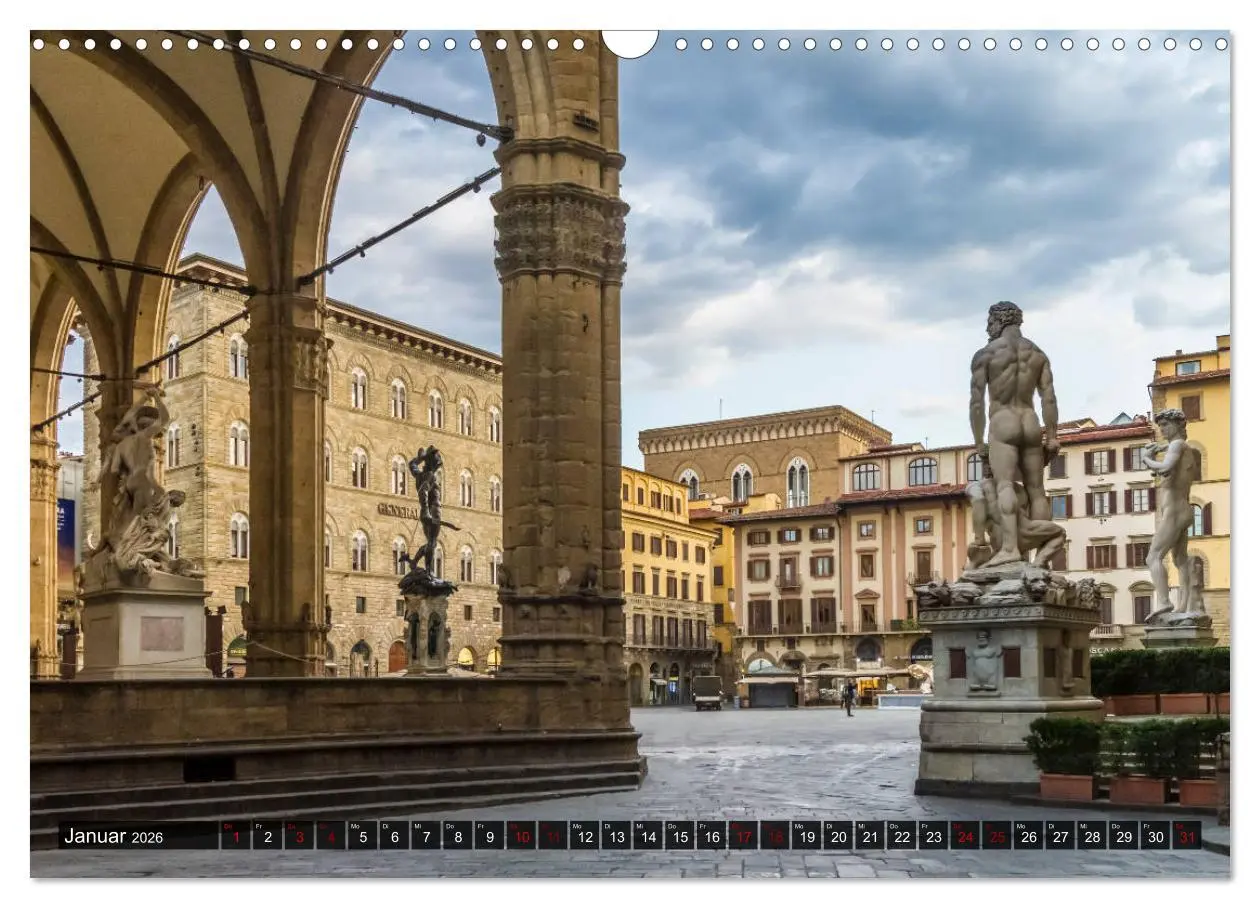 Bild: 9783457812143 | Impressionen aus FLORENZ (Wandkalender 2026 DIN A3 quer), CALVENDO...