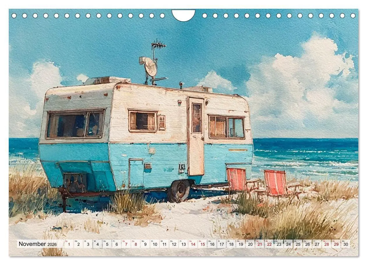 Bild: 9783516692143 | Caravanesque (Wandkalender 2026 DIN A4 quer), CALVENDO Monatskalender