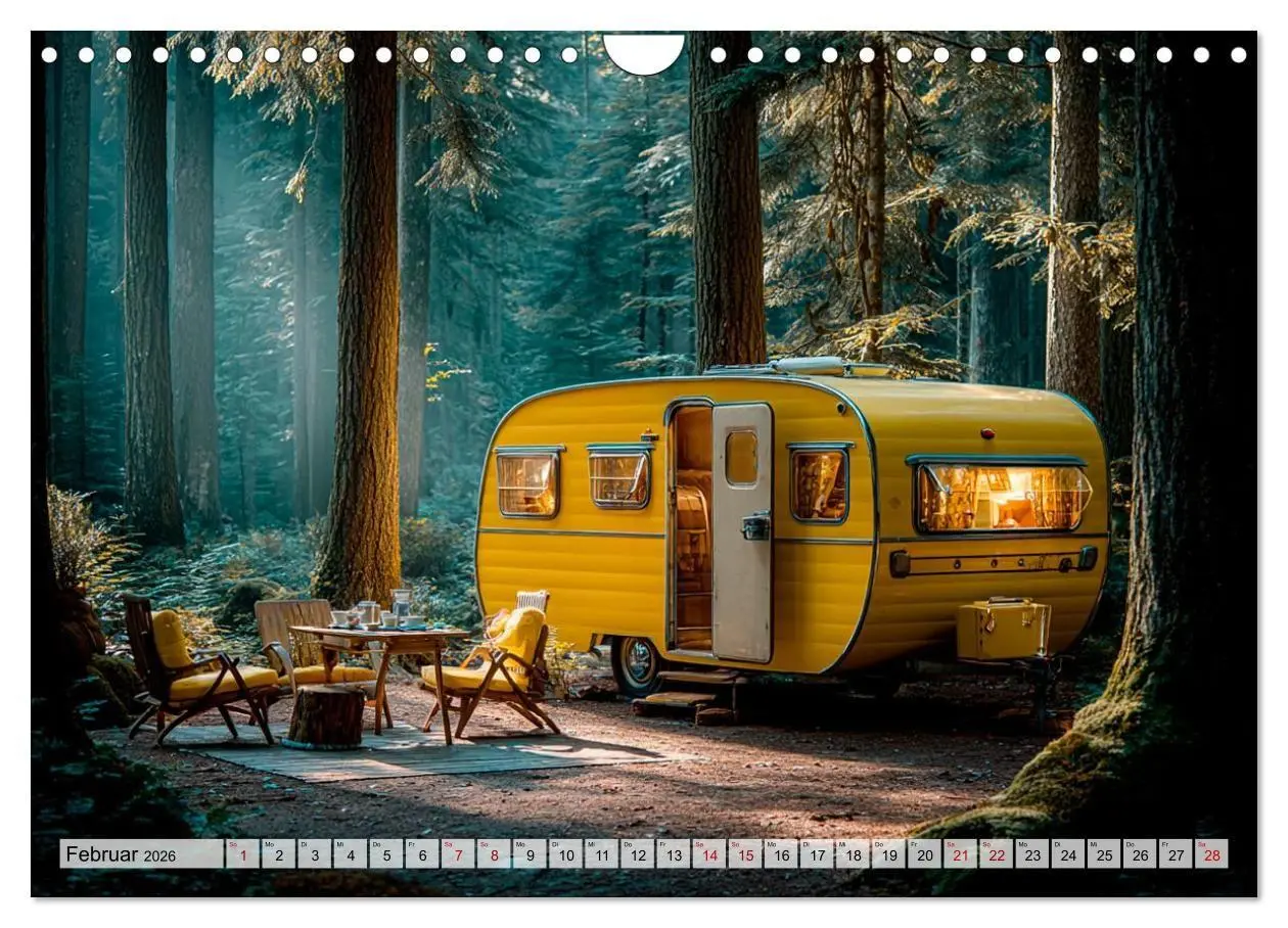 Bild: 9783516692143 | Caravanesque (Wandkalender 2026 DIN A4 quer), CALVENDO Monatskalender