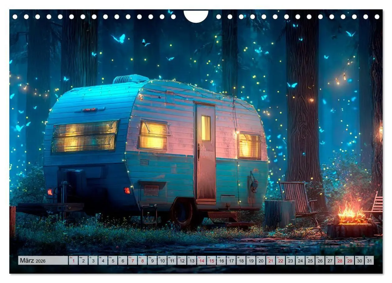 Bild: 9783516692143 | Caravanesque (Wandkalender 2026 DIN A4 quer), CALVENDO Monatskalender