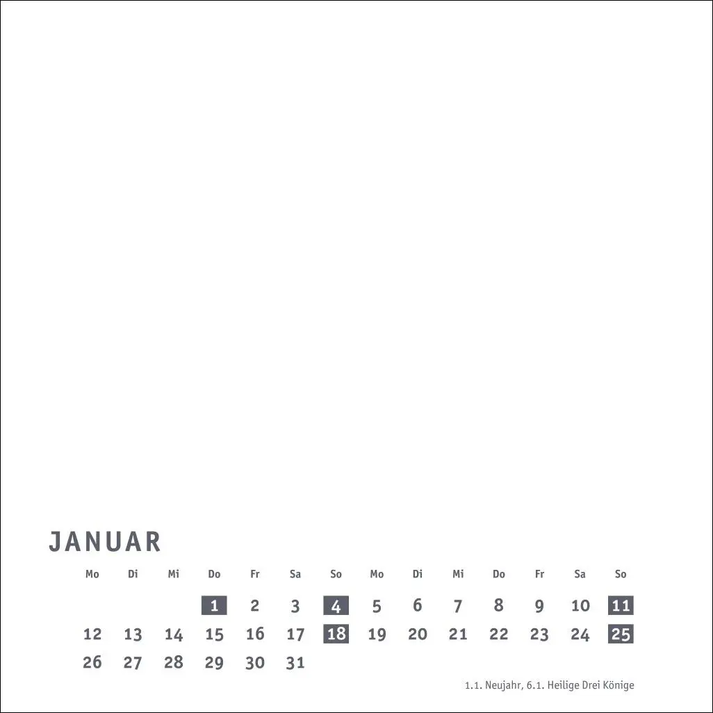 Bild: 9783756412143 | Premium-Bastelkalender weiß klein 2026 | Kalender | Spiralbindung