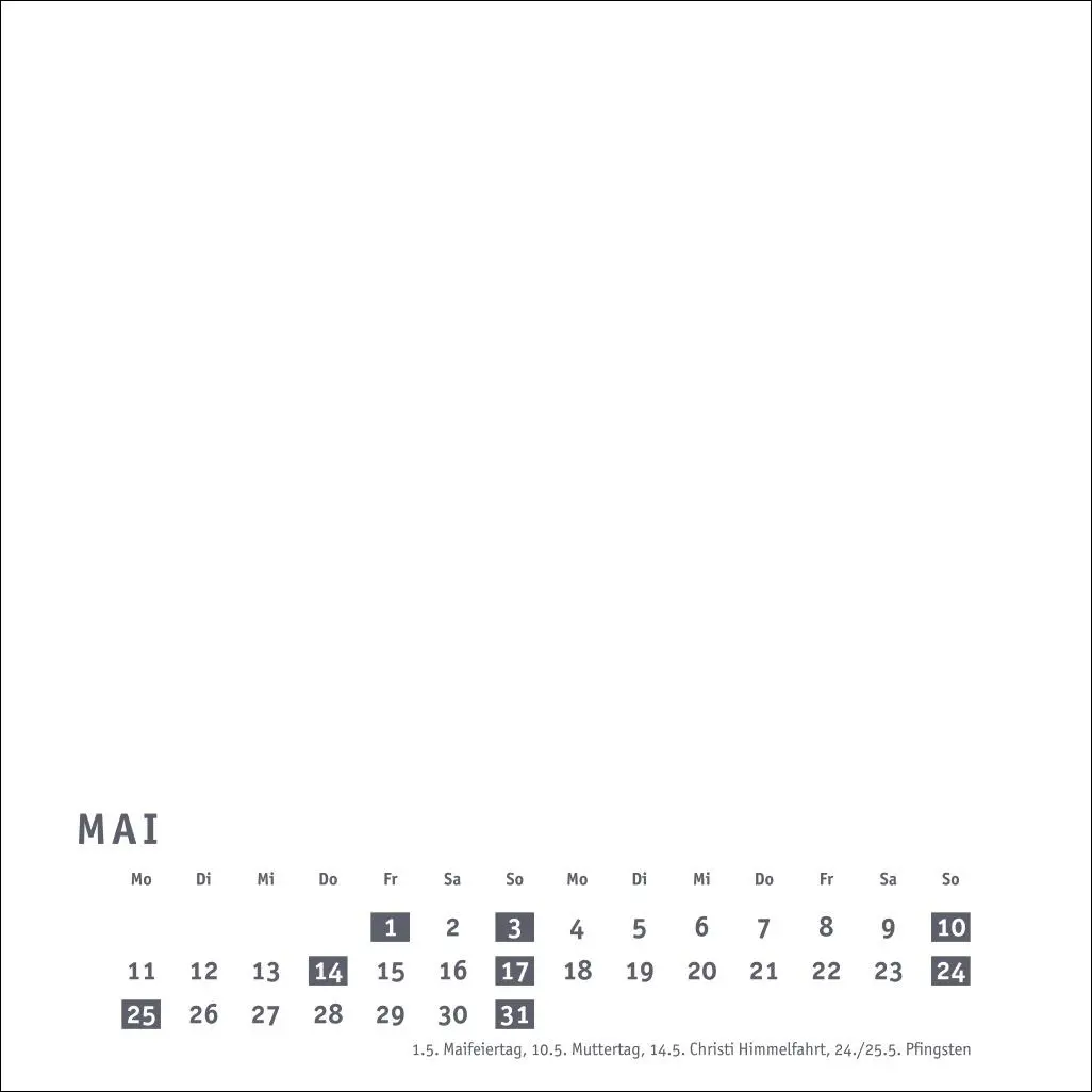Bild: 9783756412143 | Premium-Bastelkalender weiß klein 2026 | Kalender | Spiralbindung