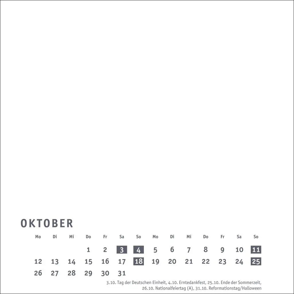 Bild: 9783756412143 | Premium-Bastelkalender weiß klein 2026 | Kalender | Spiralbindung