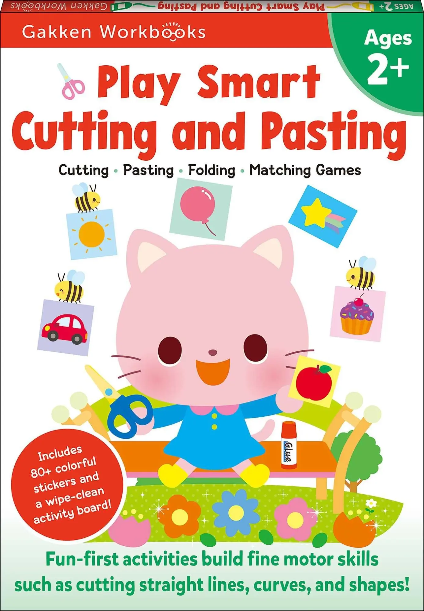 Cover: 9784056212143 | Play Smart Cutting and Pasting Age 2+ | Gakken Early Childhood Experts