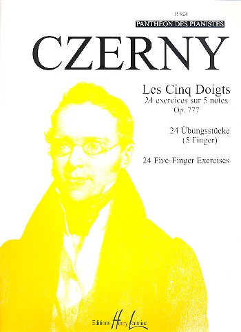 Cover: 9790230912143 | Les 5 doigts Op.777 | Carl Czerny | Buch | Lemoine | EAN 9790230912143