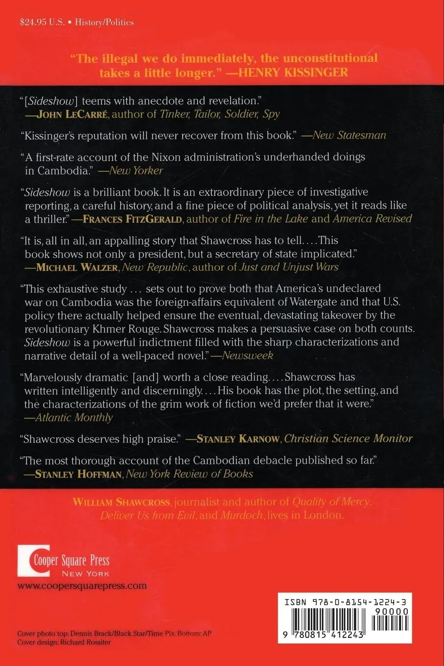 Rückseite: 9780815412243 | Sideshow | William Shawcross | Taschenbuch | Englisch | 2002