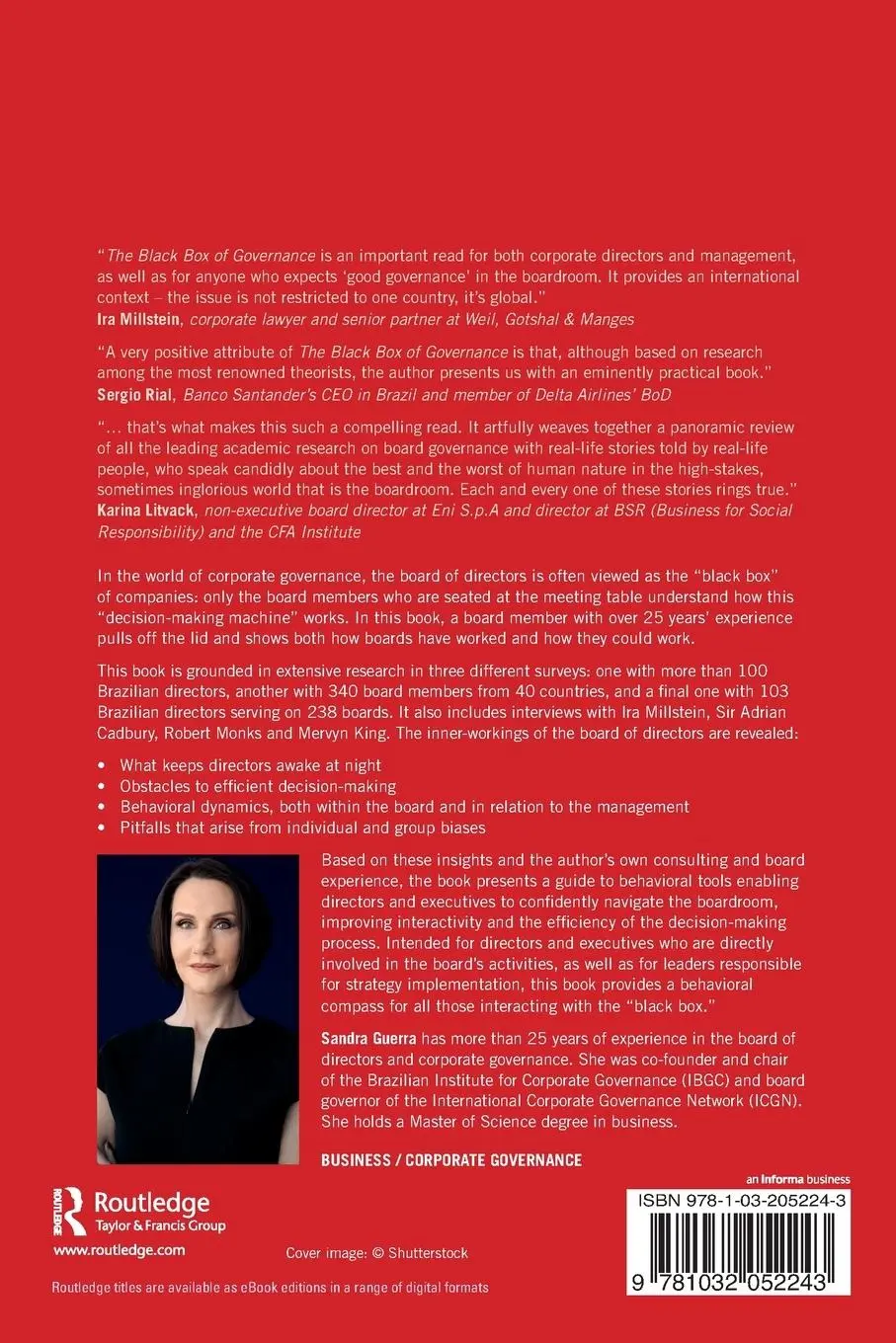 Rückseite: 9781032052243 | The Black Box of Governance | Sandra Guerra | Taschenbuch | Englisch
