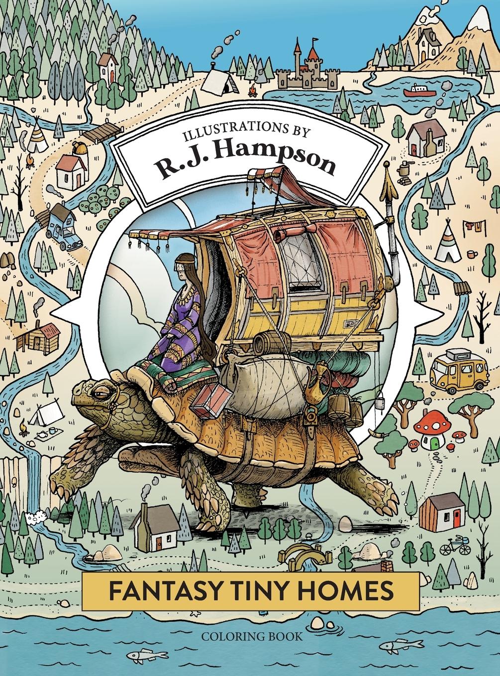 Cover: 9781922472243 | Fantasy Tiny Homes Coloring Book | R. J. Hampson | Buch | Englisch