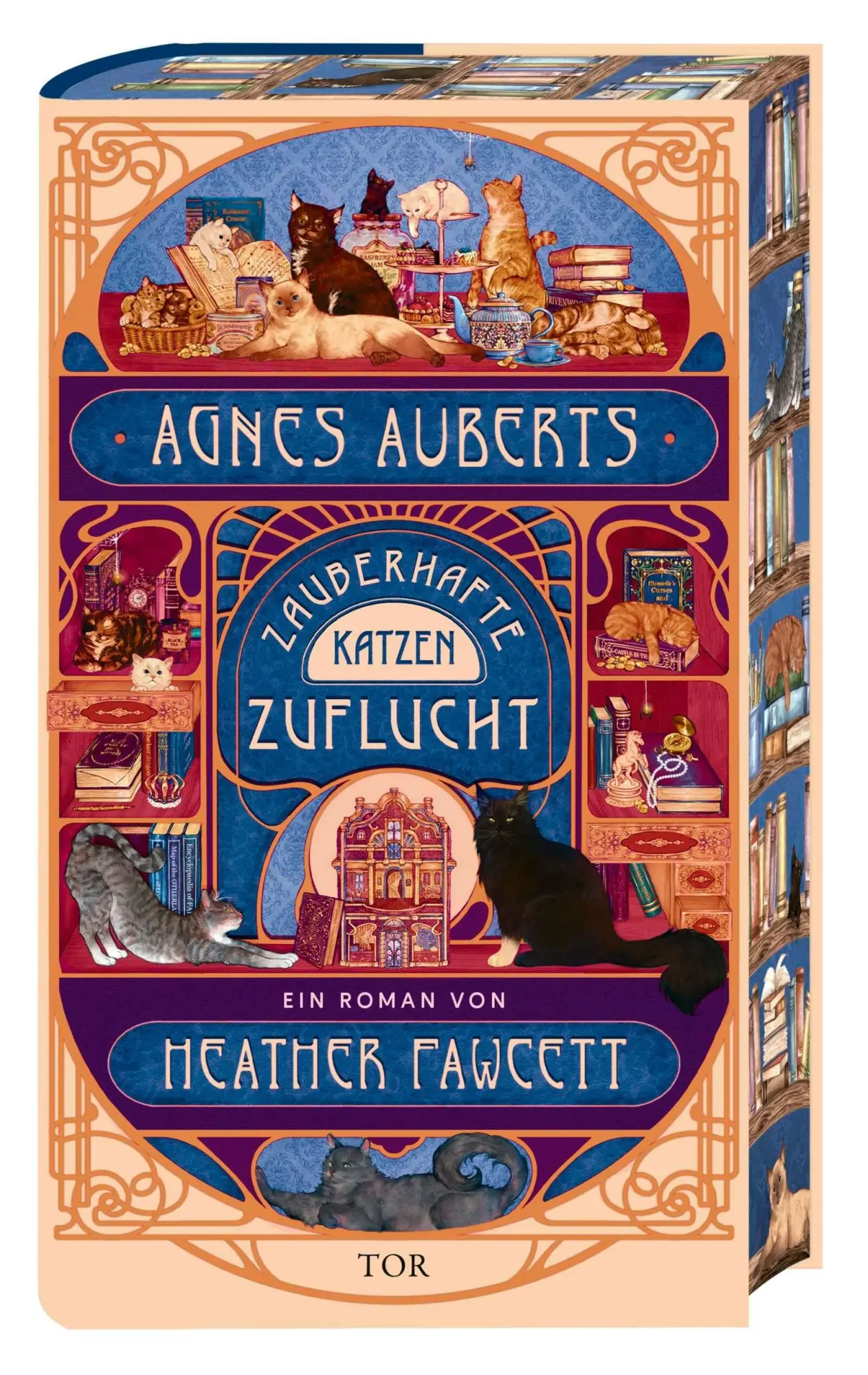 Cover: 9783596712243 | Agnes Auberts zauberhafte Katzenzuflucht | Heather Fawcett | Buch