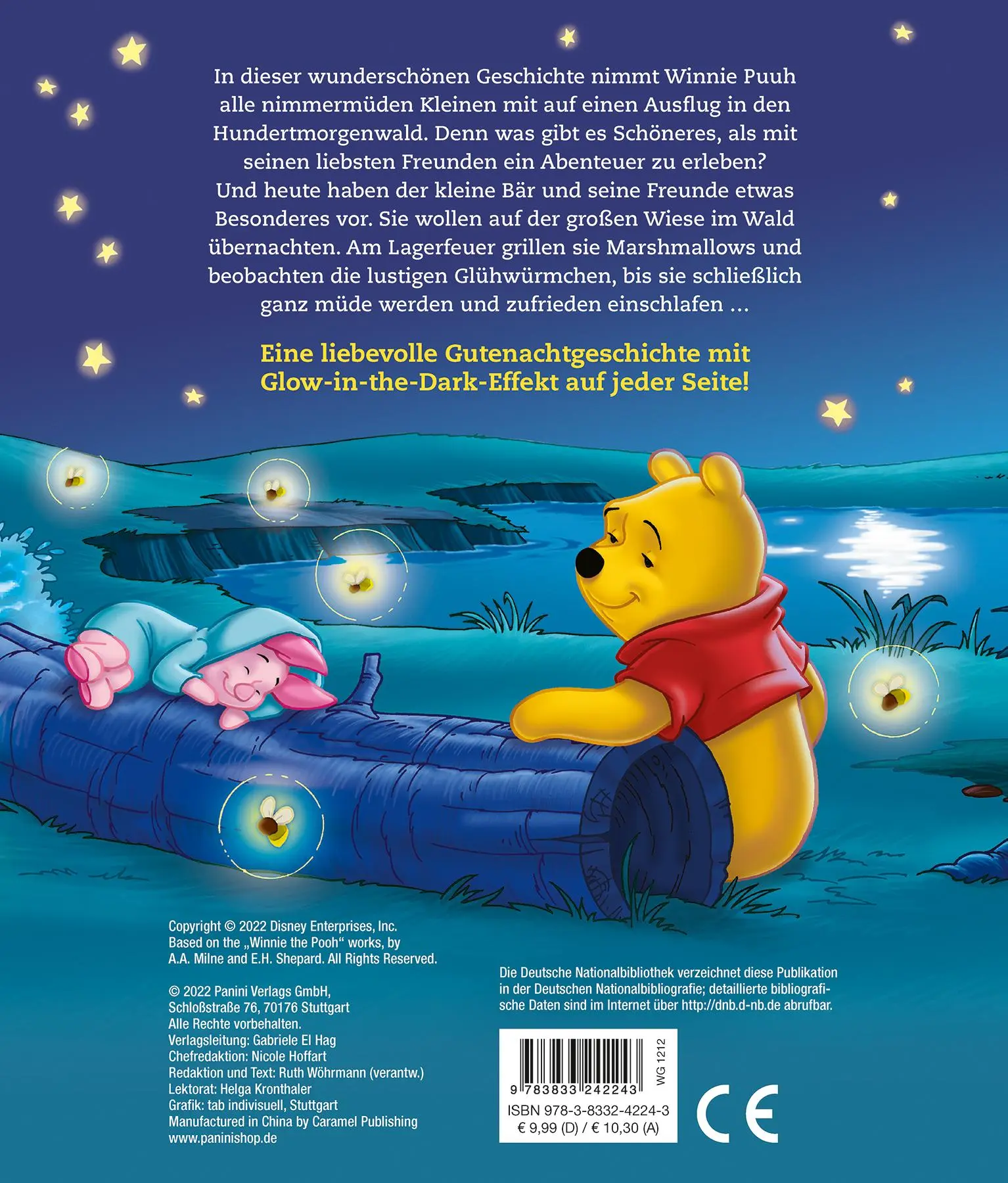 Rückseite: 9783833242243 | Disney Winnie Puuh: Gute Nacht, Winnie Puuh! | Panini | Buch | 12 S.