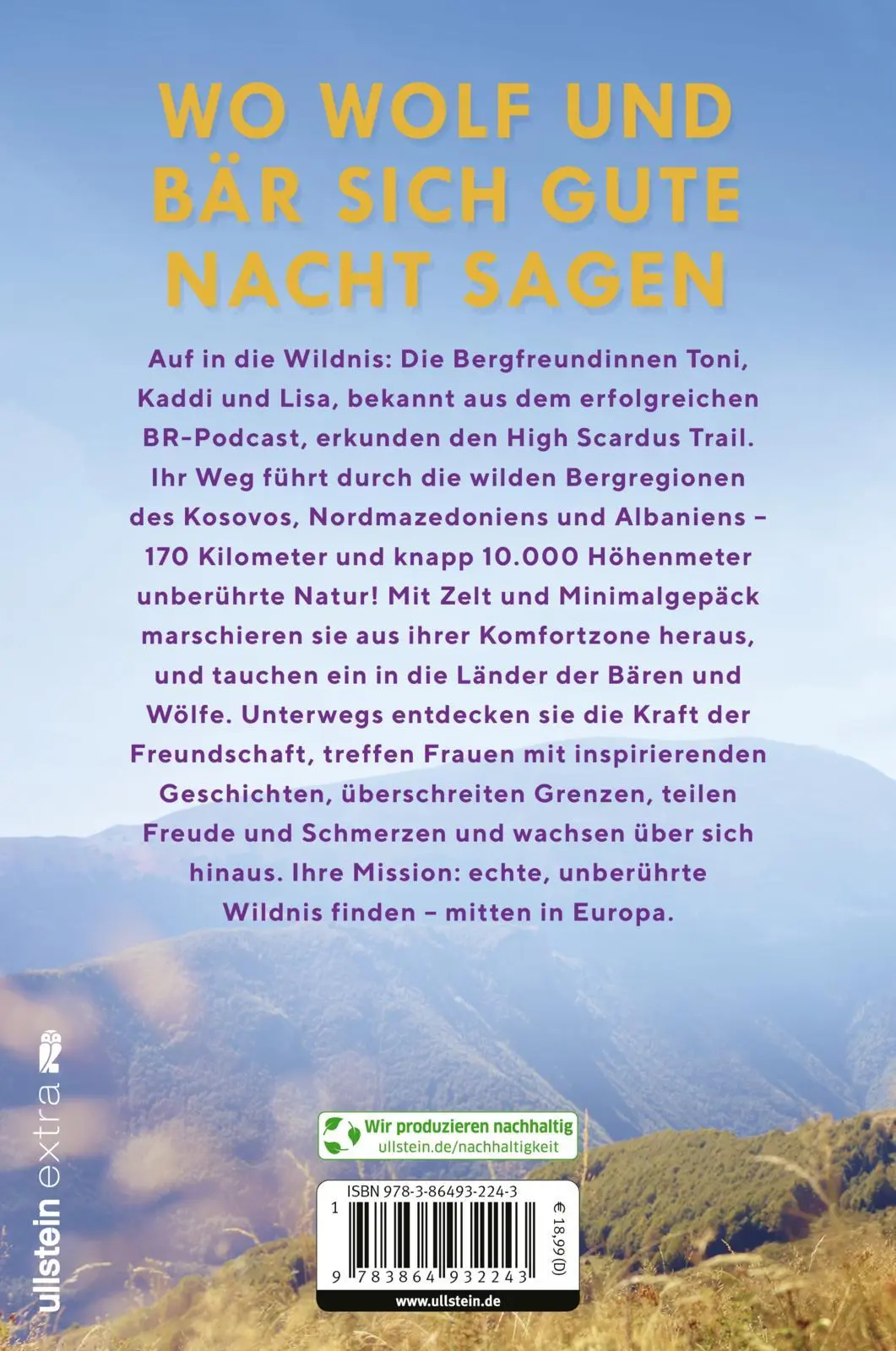 Rückseite: 9783864932243 | Wilde Berge des Balkan | Antonia Schlosser (u. a.) | Taschenbuch