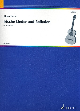 Cover: 9790001072243 | Irische Lieder &amp; Balladen Git. | Buch | 1980 | Schott Music