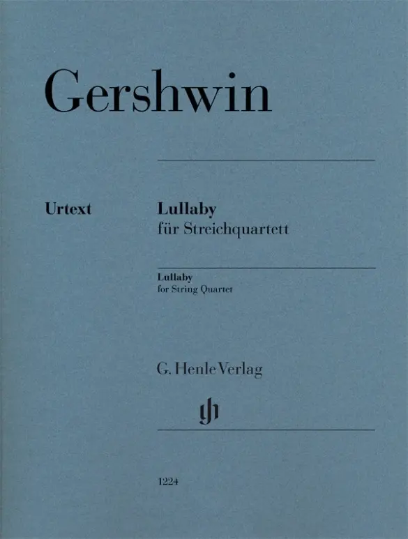 Cover: 9790201812243 | George Gershwin - Lullaby | Besetzung: Streichquartette | Gertsch
