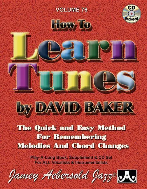 Cover: 9781562242343 | David Baker - How To Learn Tunes | Jazz Play-Along Vol.76 | Baker