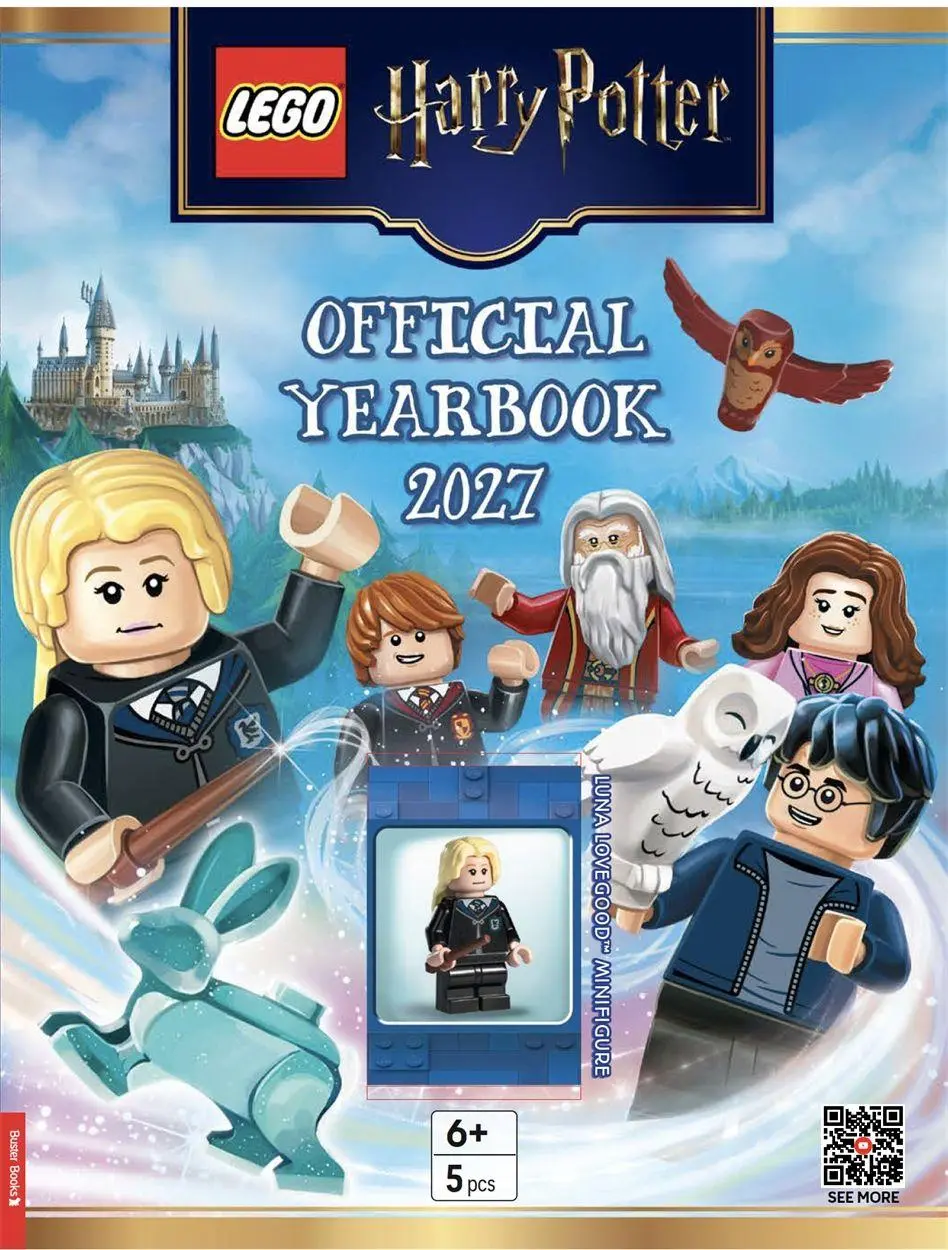 LEGO® Harry Potter(TM): Official Yearbook 2027 (with Luna Lovegood(TM) minifigure and wand)