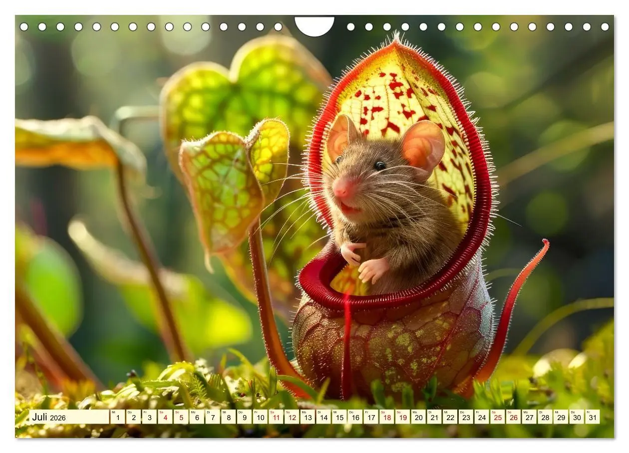 Bild: 9783457342343 | Mäuse - neugierig unterwegs (Wandkalender 2026 DIN A4 quer),...