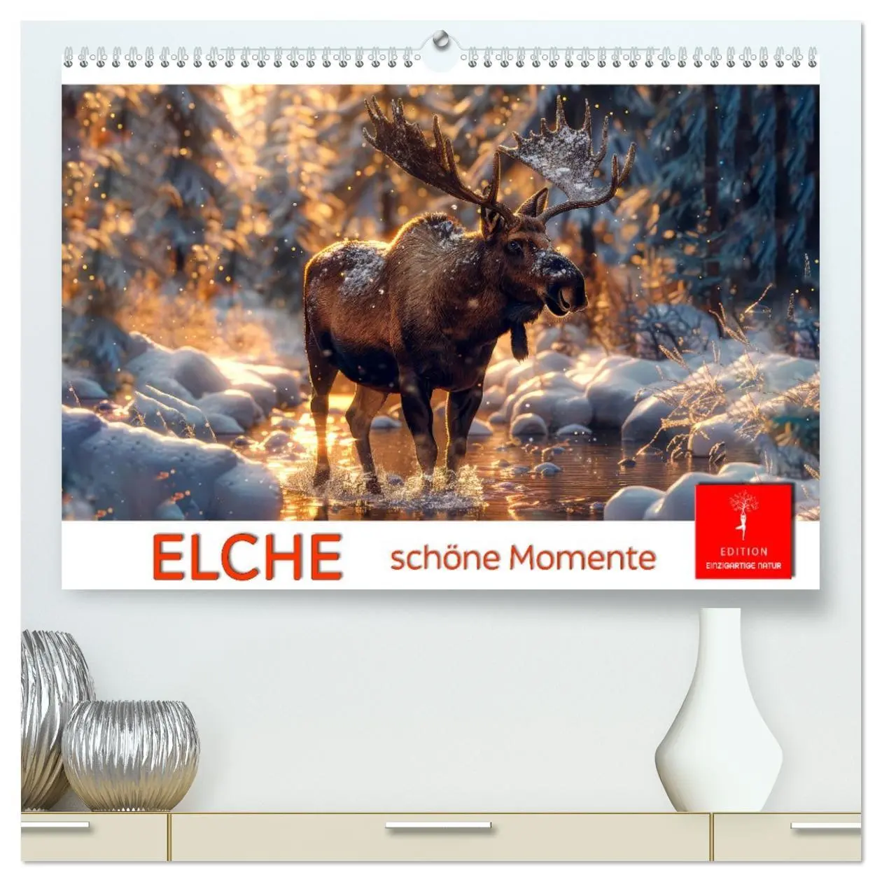 Cover: 9783457412343 | Elche - schöne Momente (hochwertiger Premium Wandkalender 2026 DIN...