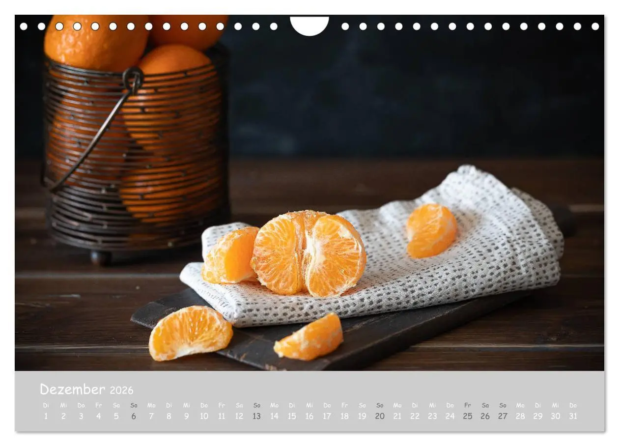 Bild: 9783457722343 | authentic FOOD art Obst und Gemüse (Wandkalender 2026 DIN A4 quer),...