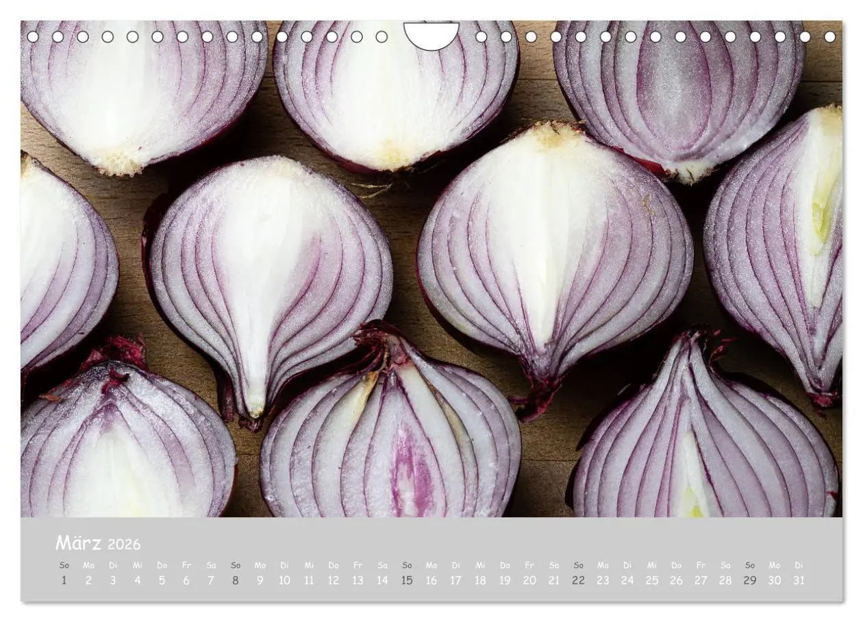 Bild: 9783457722343 | authentic FOOD art Obst und Gemüse (Wandkalender 2026 DIN A4 quer),...