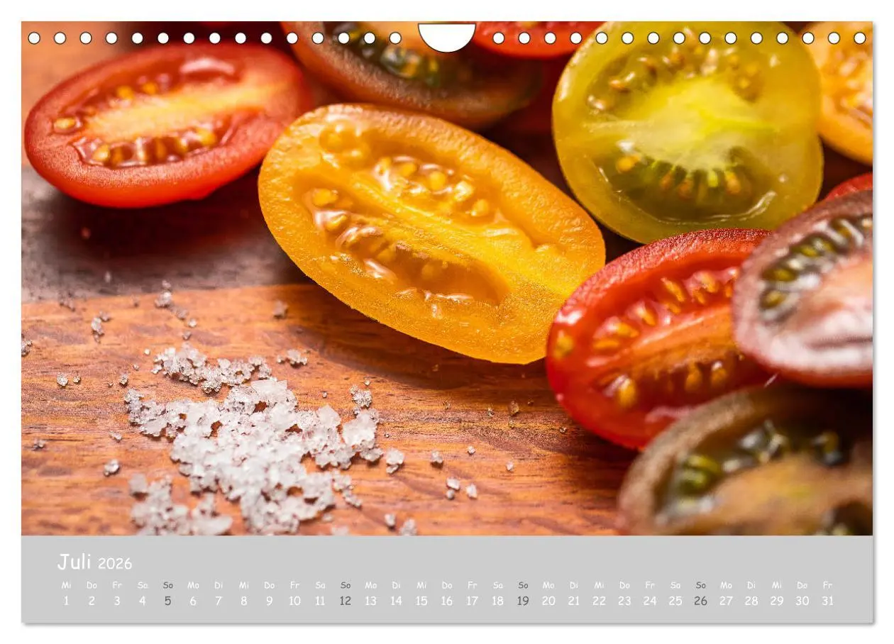 Bild: 9783457722343 | authentic FOOD art Obst und Gemüse (Wandkalender 2026 DIN A4 quer),...