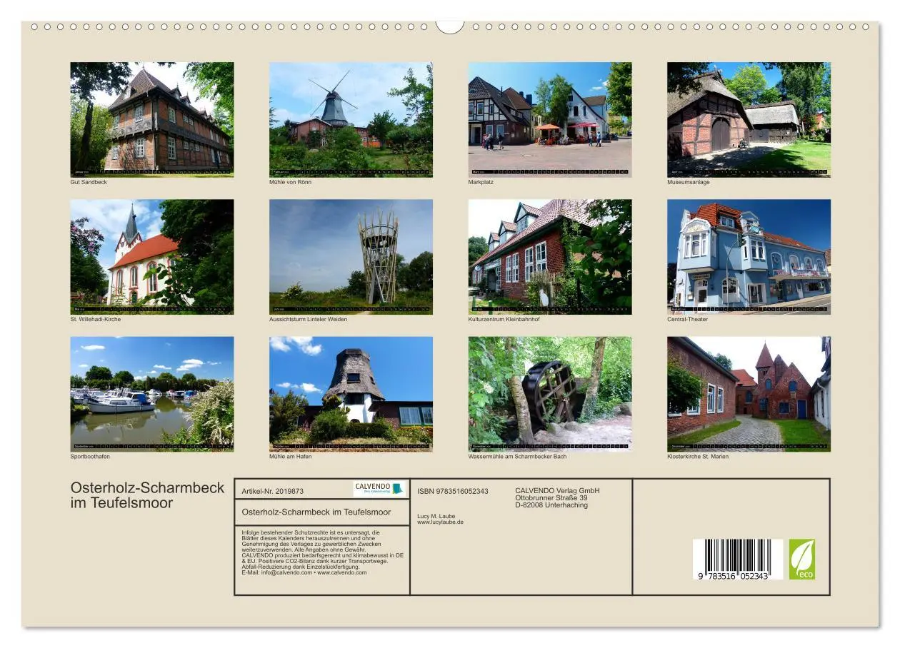 Bild: 9783516052343 | Osterholz-Scharmbeck im Teufelsmoor (hochwertiger Premium...