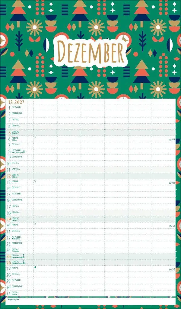Bild: 9783819302343 | Familienplaner Recyclingpapier 2027 | Verlag Korsch | Kalender | 14 S.