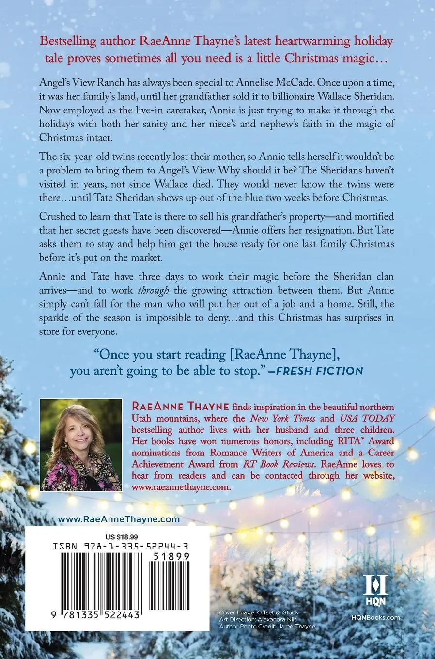Rückseite: 9781335522443 | SLEIGH BELLS RING | Raeanne Thayne | Taschenbuch | Englisch | 2023