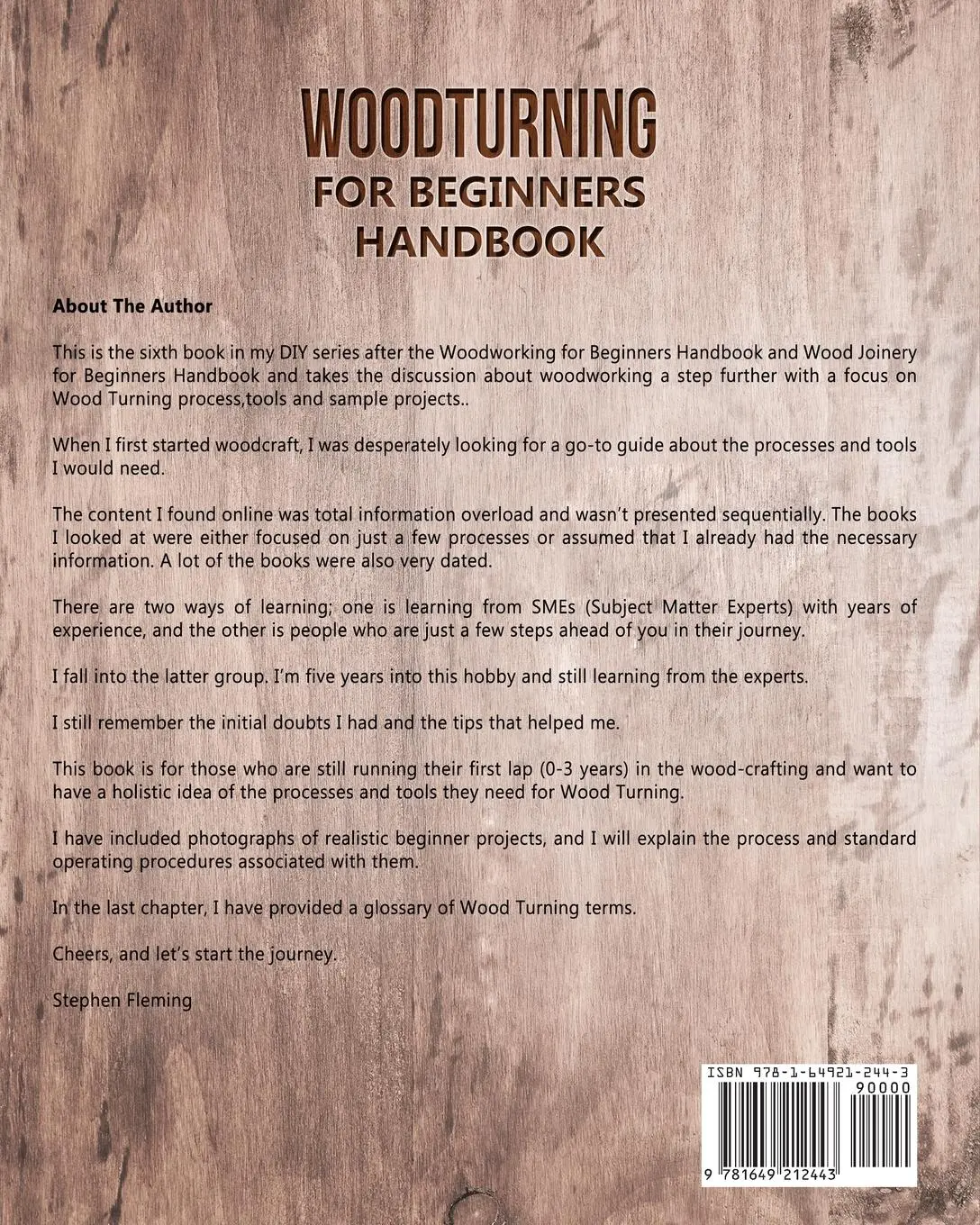 Rückseite: 9781649212443 | Woodturning for Beginners Handbook | Stephen Fleming | Taschenbuch