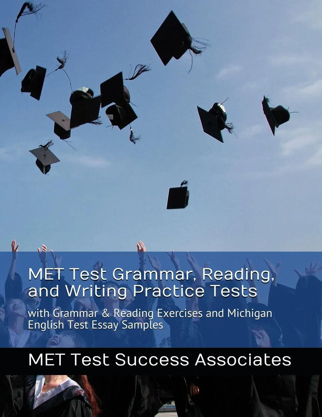 Cover: 9781949282443 | MET Test Grammar, Reading, and Writing Practice Tests | Associates