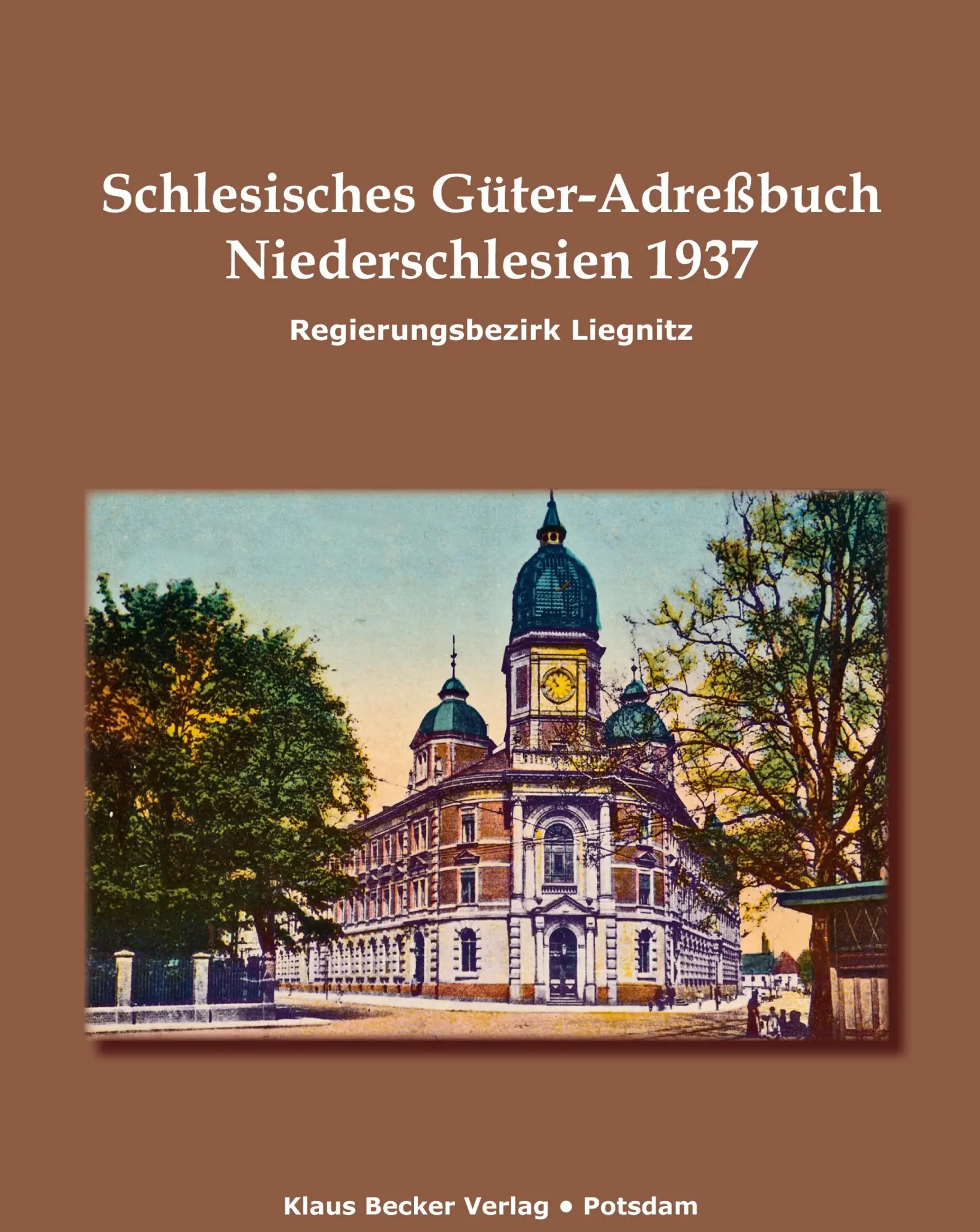 Cover: 9783883722443 | Schlesisches Güter-Adreßbuch, Niederschlesien, Regierungsbezirk...