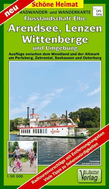 Cover: 9783895912443 | Radwander- und Wanderkarte Flusslandschaft Elbe, Wittenberge,...