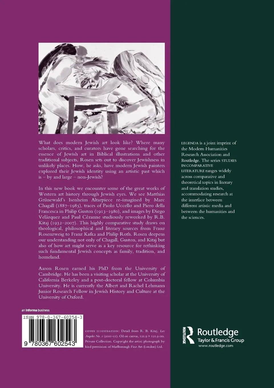 Rückseite: 9780367602543 | Imagining Jewish Art | Aaron Rosen | Taschenbuch | Englisch | 2020