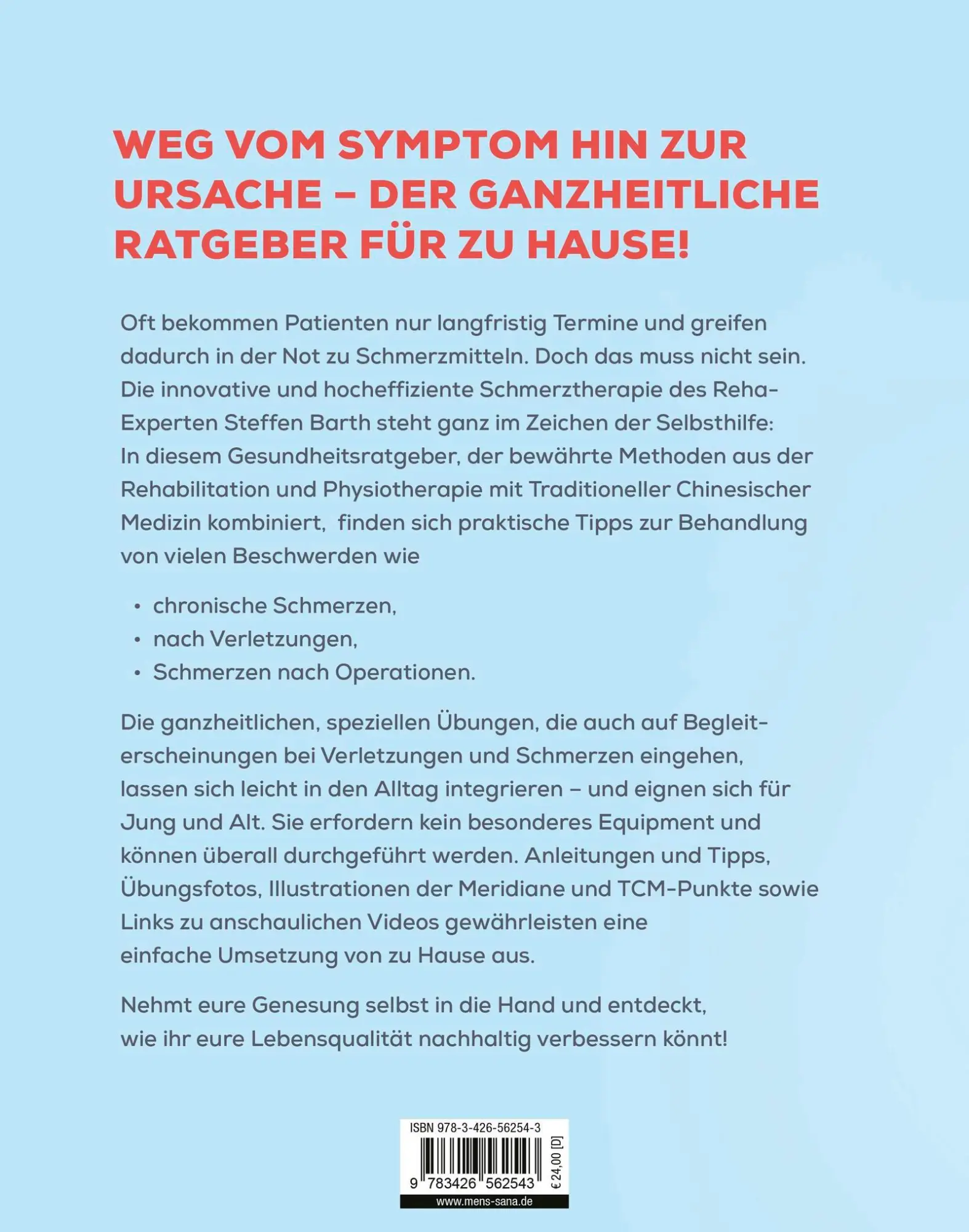 Rückseite: 9783426562543 | Die Reha-Revolution | Steffen Barth | Taschenbuch | 320 S. | Deutsch